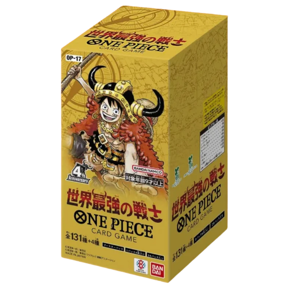 One Piece: (OP 17) The World's Strongest Warrior Booster Box (24 Pack)