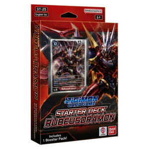 Digimon Card Game: Rubeusdramon (ST25) Starter Deck (54 Cards)