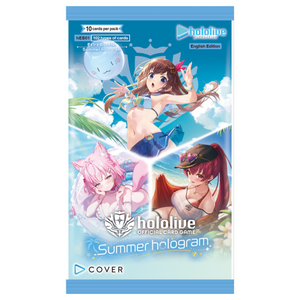 Hololive: Summer Hologram (hEB01e) Extra Booster Pack (10 Cards) (ENG)