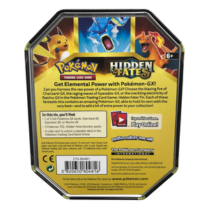 Pokemon Sun &amp; Moon: Hidden Fates Tin Gyarados GX (5 Pack) (ENG)