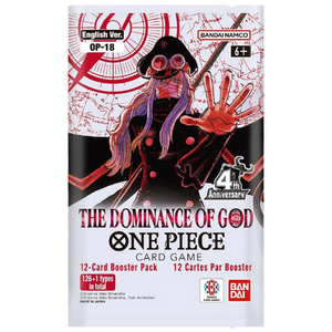 One Piece: (OP 18) The Dominance Of God Booster Pack (12 Kort) (ENG)