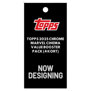 Topps: 2025 Chrome Marvel Cinema Value Booster Pack (4 Kort) (ENG)