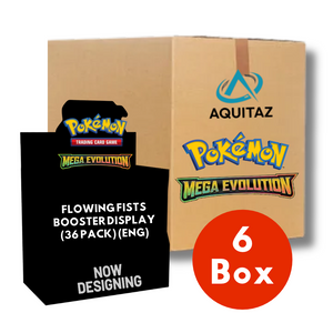 Pokémon Mega Evolution: Flowing Fists Booster Display Sealed Case (6 Boxes) (ENG)