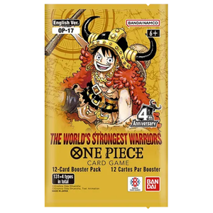 One Piece: (OP17) The World's Strongest Warrior Booster Pack (12 Cards) (ENG)