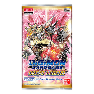 Digimon Card Game: Great Legend (BT04) Booster Pack (12 Cards) (ENG)