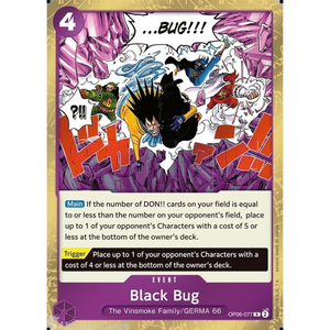 Black Bug OP06-077 R - One Piece Kort