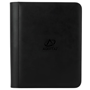 Aquitaz: Collector Toploader Binder – 4 Pocket (160 Kort) (Svart)