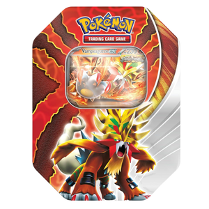Pokémon Scarlet &amp; Violet: Gouging Fire ex Paradox Destinies Tin (4 Pack) (ENG)