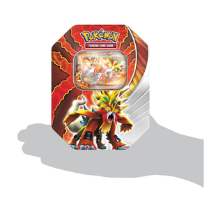 Pokémon Scarlet &amp; Violet: Gouging Fire ex Paradox Destinies Tin (4 Pack) (ENG)