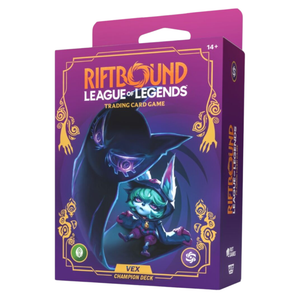 League of Legends: Riftbound Unleashed – Vex Champion Deck (56 Kort + 1 Booster) (ENG)