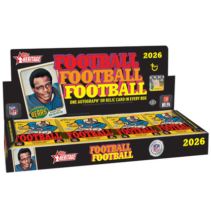 Topps: 2026 Heritage Football Hobby Box (20 Pack)