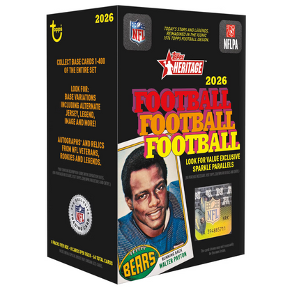 Topps: 2026 Heritage Football Value Box (8 Pack)