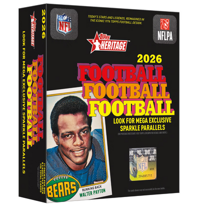 Topps: 2026 Heritage Football Mega Box (17 Pack)