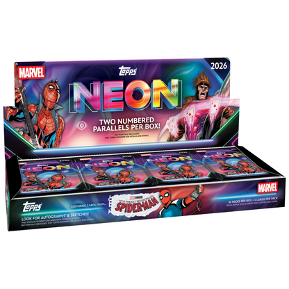 Topps: 2026 Neon Marvel Hobby Box (20 Pack)