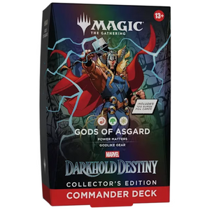 Magic The Gathering: Marvel Darkhold Destiny Gods Of Asgard Collectors Edition Commander Deck