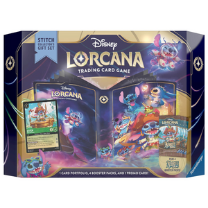 Disney Lorcana Azurite Sea Stitch Collector's Gift Set (4 Pack)