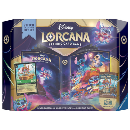 Disney Lorcana Azurite Sea Stitch Collector's Gift Set (4 Pack)