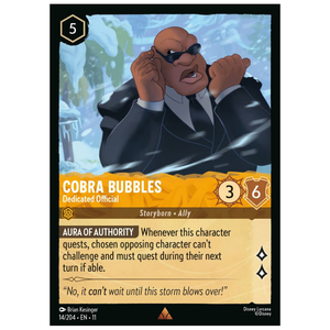 Cobra Bubbles - Dedicated Official - 14/204 - R