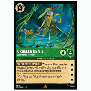 Cruella De Vil - Judgemental Traveler - 92/204 - R