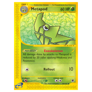 Metapod EX 87/165 - Pokémonkort