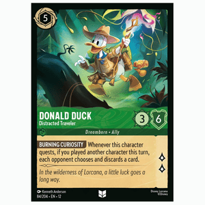 Donald Duck - Distracted Traveler - 84/204 - UC
