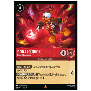 Donald Duck - Ruby Champion - 121/204 - R
