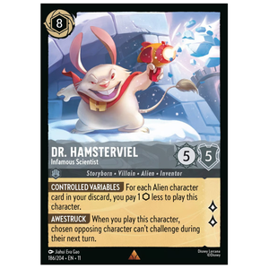 Dr. Hamsterviel - Infamous Scientist - 186/204 - R