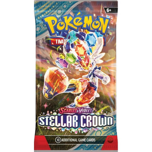 Pokémon Scarlet & Violet: Stellar Crown Booster Pack (10 Kort)