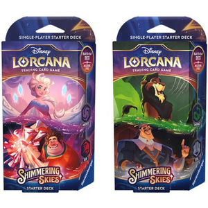 Disney Lorcana Shimmering Skies Starter Deck Bundle (Pack med 2)