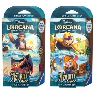 Disney Lorcana Azurite Sea Starter Deck Bundle (Pack med 2)