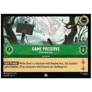 Game Preserve - Protected Land - 102/204 - C