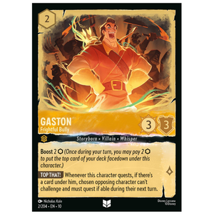Gaston - Frightful Bully - 2/204 - UC