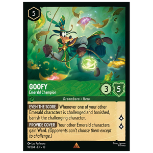 Goofy - Emerald Champion - 91/204 - R