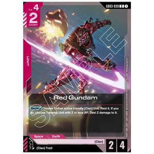 Red Gundam GD03-039 R (FOIL)