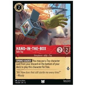 Hand-In-the-Box - Sid's Toy -114/204 - UC