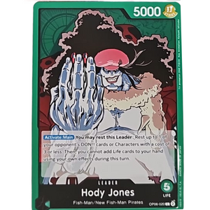 Hody Jones OP06-020 L - One Piece Kort