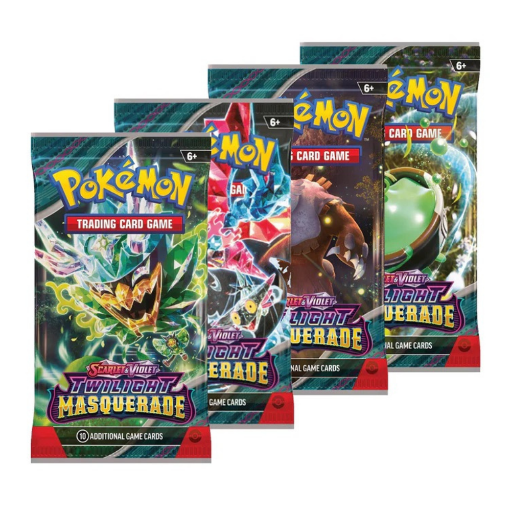 Pokémon Scarlet & Violet: Twilight Masquerade Booster Pack (10 Car