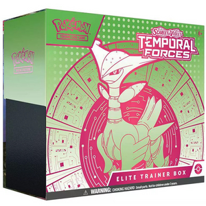 Pokémon Scarlet & Violet: Temporal Forces (Iron Leaves) Elite Trainer Box (9 Pack)