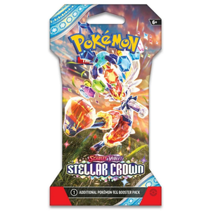Pokemon Scarlet & Violet: Stellar Crown Sleeved Booster Pack (10 Cards)