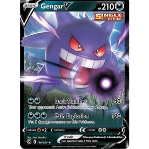 Gengar V SWSH08 156/264 - Pokémonkort