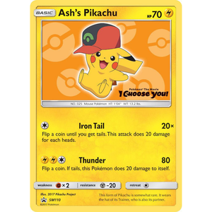 Ash's Pikachu SM110 - Pokémonkort