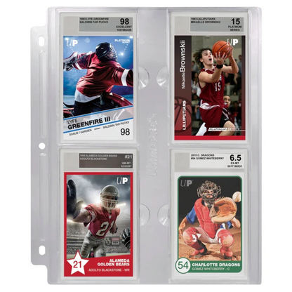 Ultra PRO 4-Pocket Page for Graded Beckett Slabs (1 st)