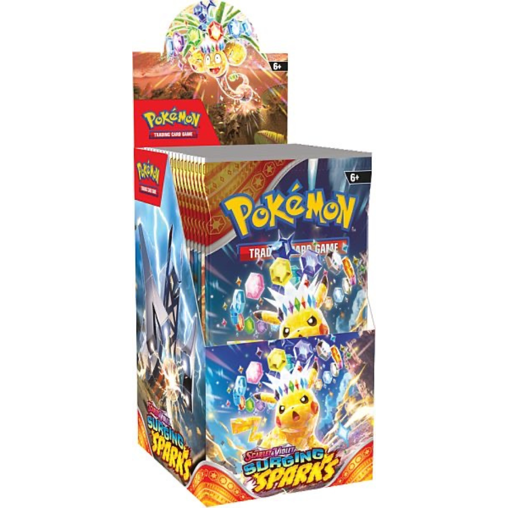 Pokemon Scarlet & Violet: Surging Sparks Half-Size Booster Display (18 Pack)