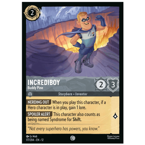 Incrediboy - Buddy Pine - 177/204 - C