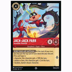 Jack-Jack Parr - Incredible Potential - 121/204 - SR