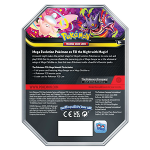 Pokémon Mega Moonlight Mega Gengar ex Mini Tin (4 Pack) (ENG)