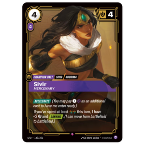 Sivir, Mercenary SFD 143/221