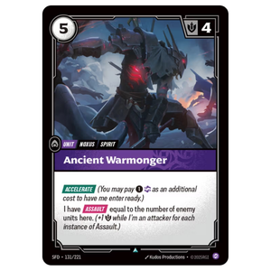 Ancient Warmonger SFD 131/221 UC