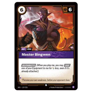 Master Bingwen SFD 127/221 C