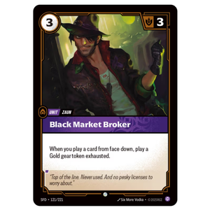 Black Market Broker SFD 121/221 C
